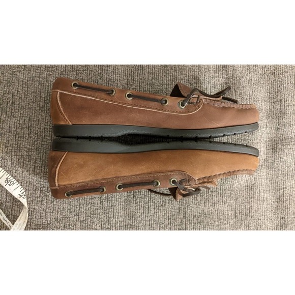 Sebago Boat Docker Shoes, Size 9, Brown - Picture 4 of 10